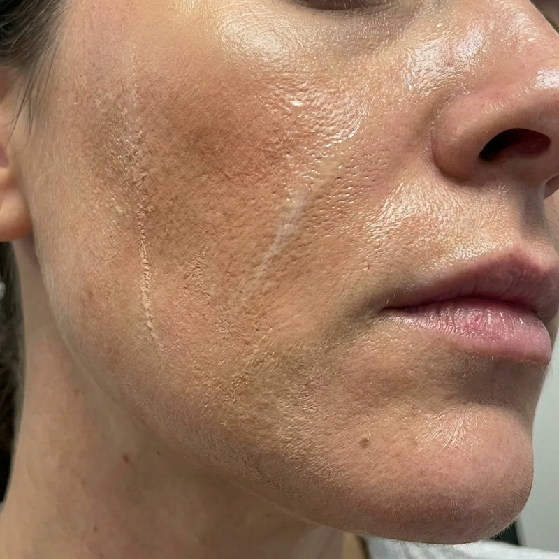 Liquid sunscreen over foundation was the real villain