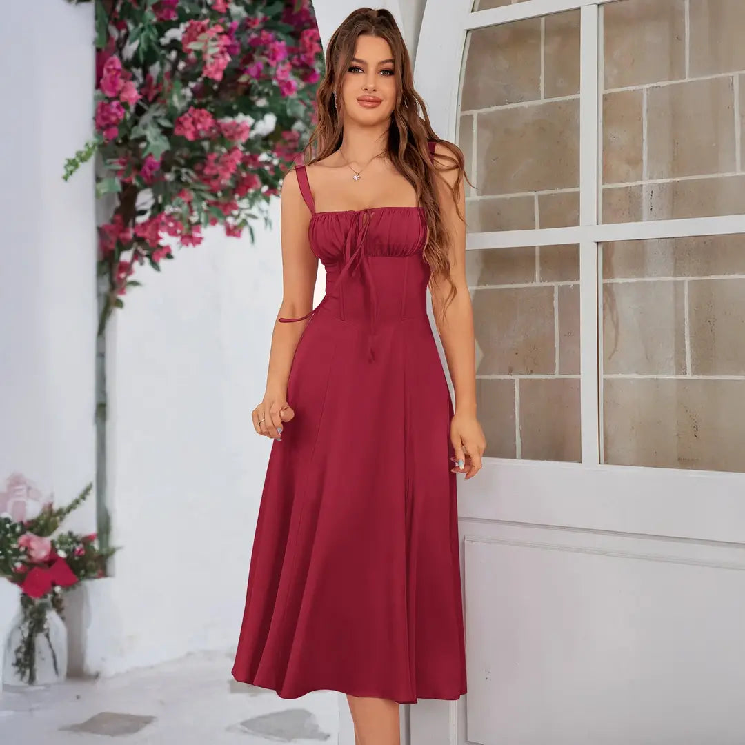 Celeste Isla – Leichtes Sommerkleid mit Schlitz
