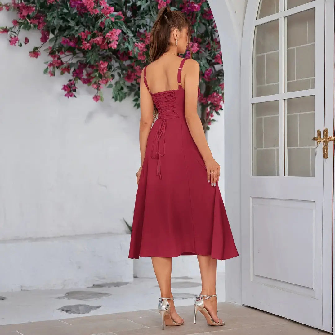 Celeste Isla – Leichtes Sommerkleid mit Schlitz