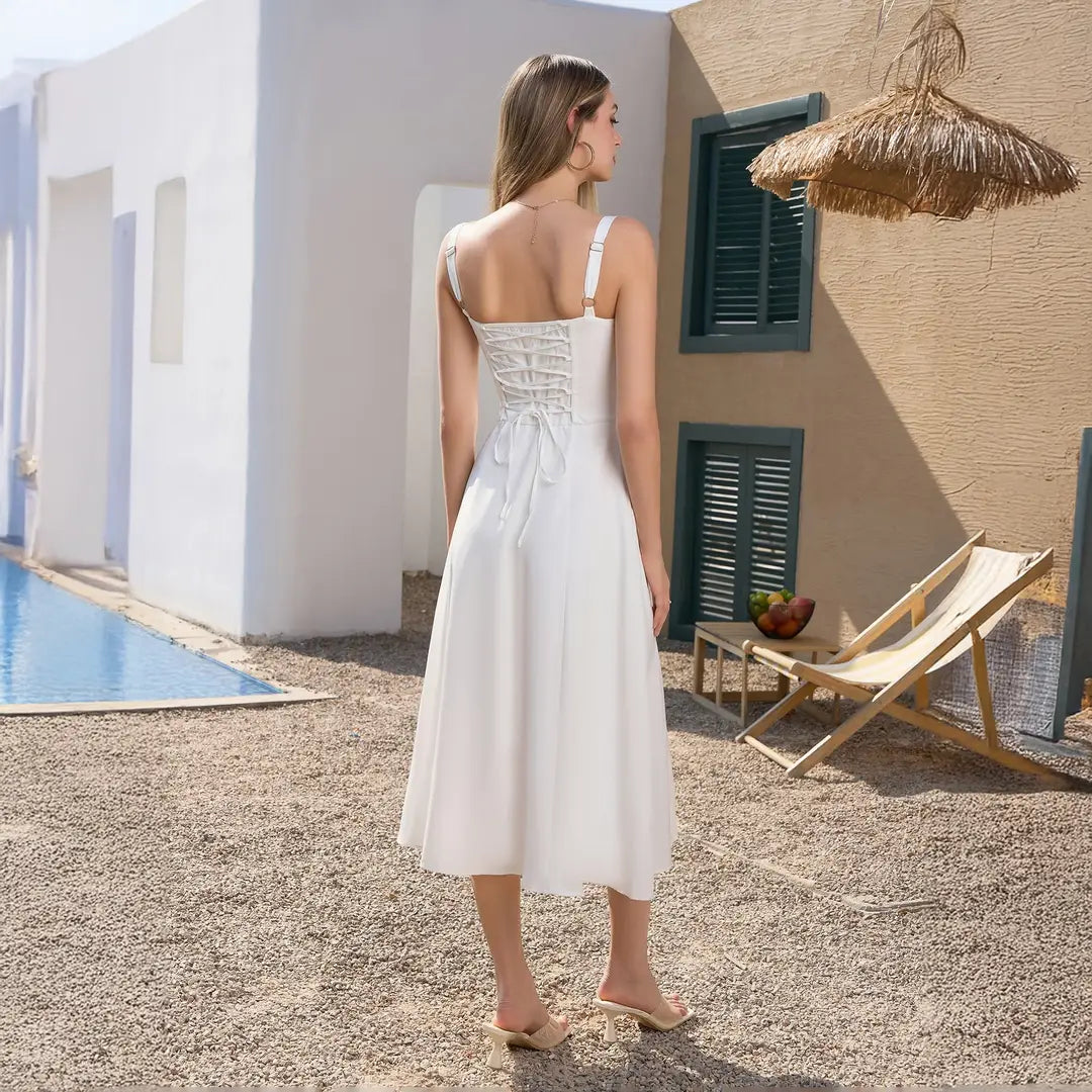 Celeste Isla – Leichtes Sommerkleid mit Schlitz