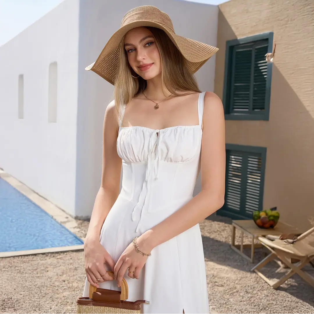 Celeste Isla – Leichtes Sommerkleid mit Schlitz