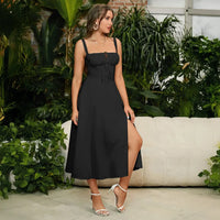 Celeste Isla – Leichtes Sommerkleid mit Schlitz
