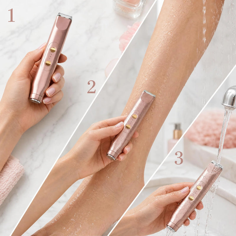 4 Minuten unter der Dusche – fertig