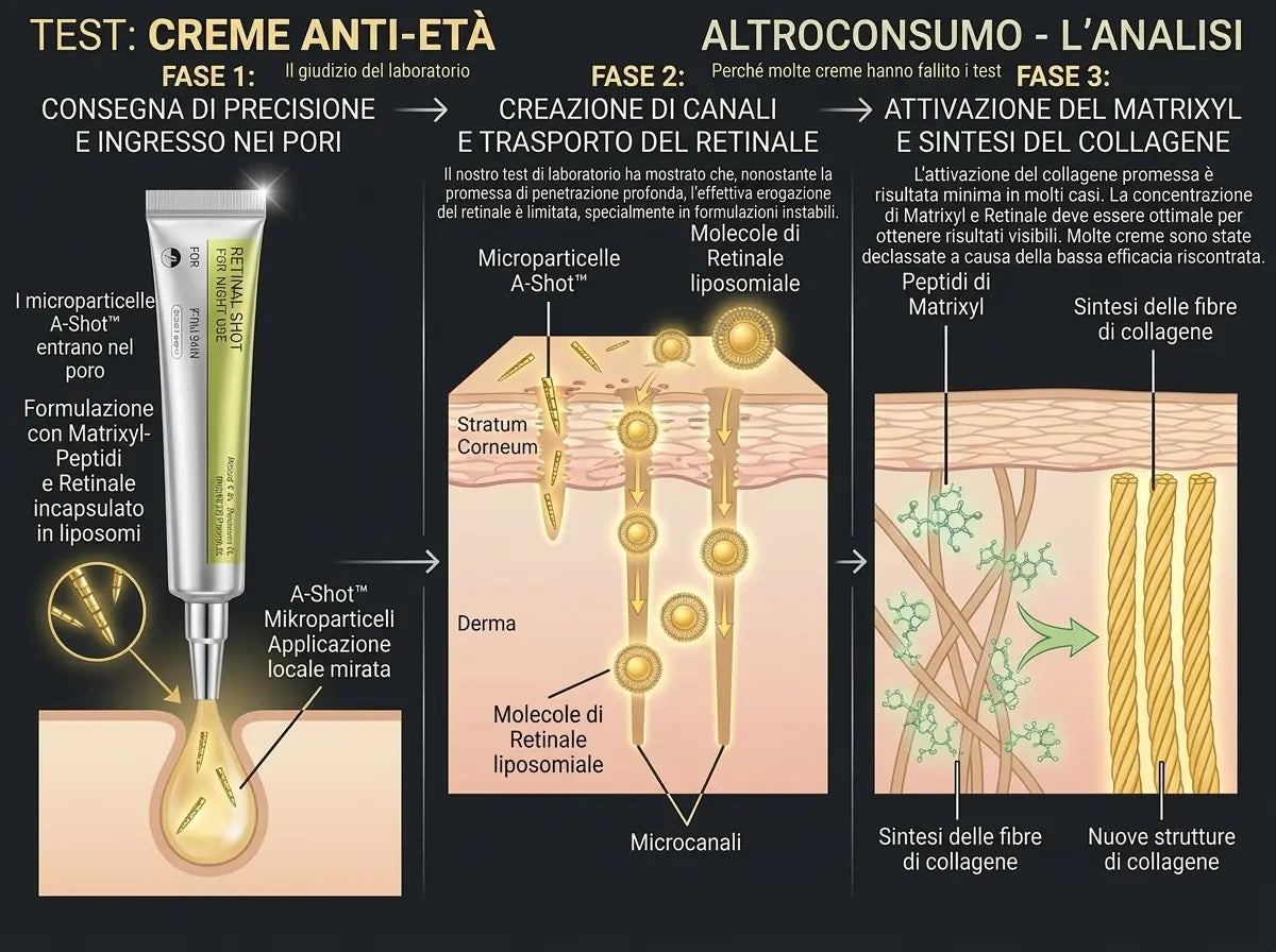 Altroconsumo hatte Recht. In allem. Außer bei Retinal.